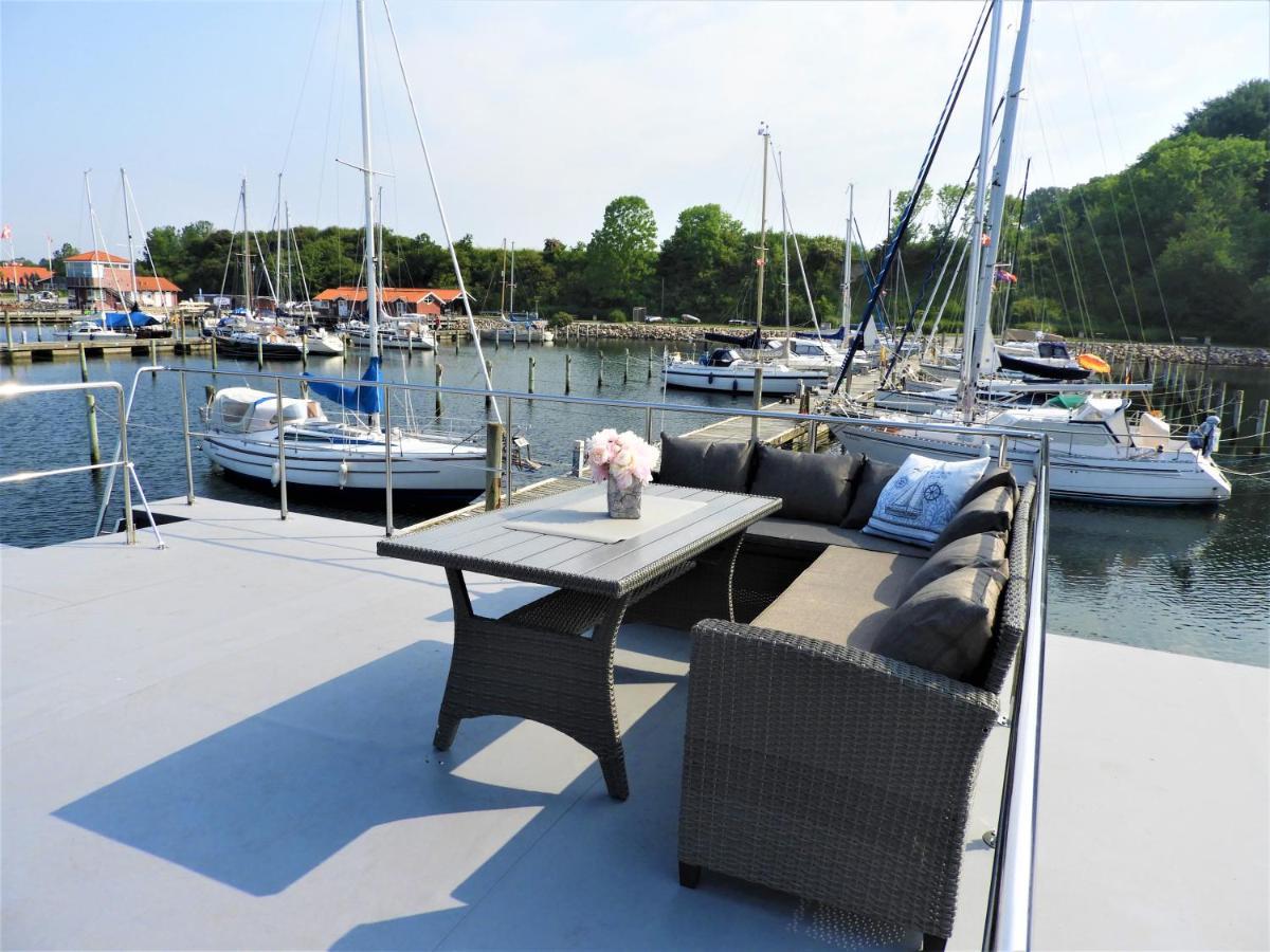 Hausboot-Lafe Flensburger Foerde Hotel Egernsund Luaran gambar