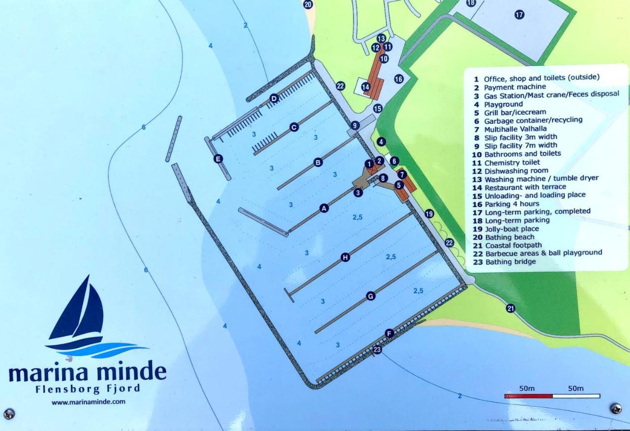 Hausboot-Lafe Flensburger Foerde Hotel Egernsund Luaran gambar