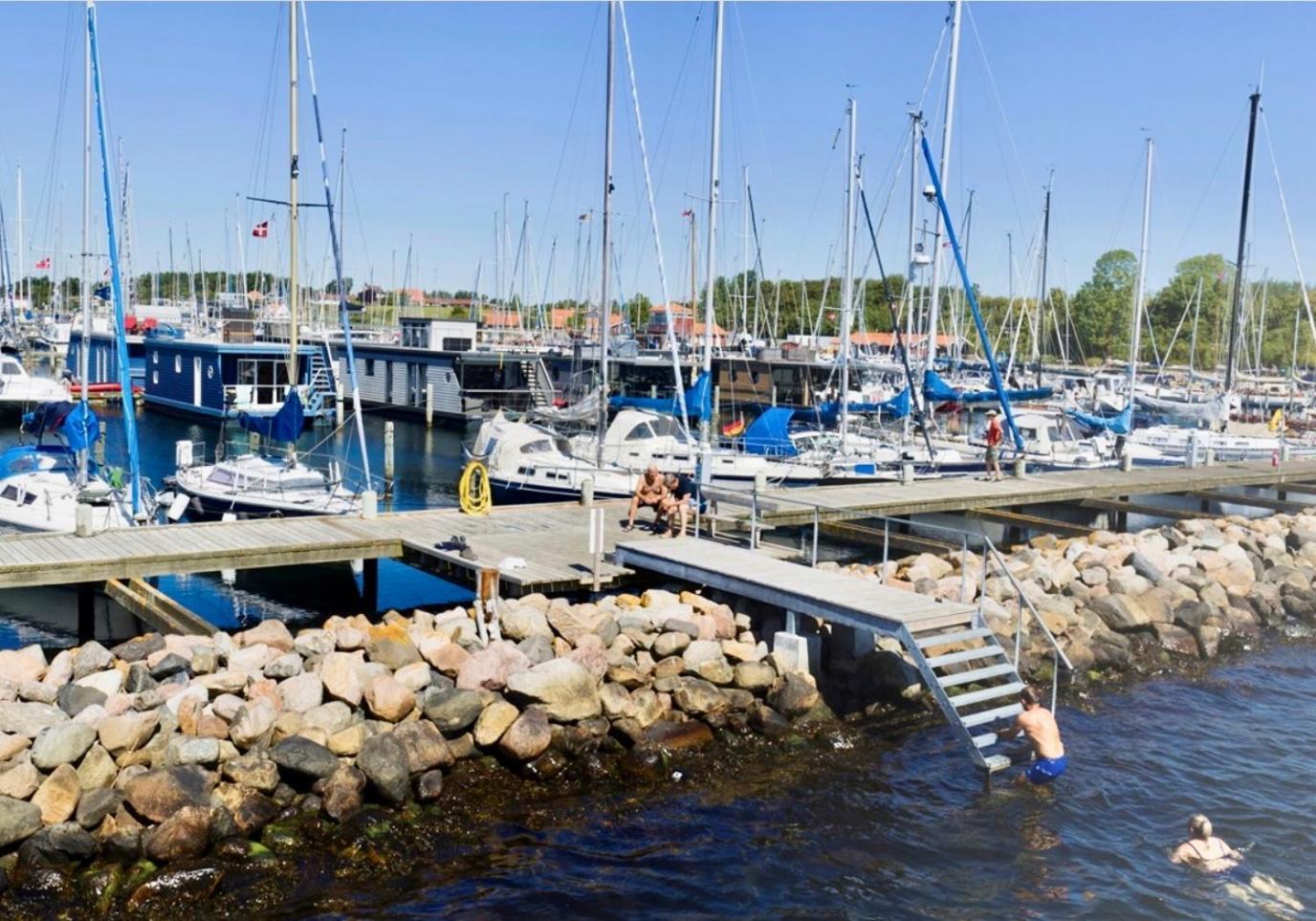 Hausboot-Lafe Flensburger Foerde Hotel Egernsund Luaran gambar